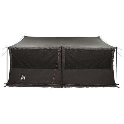 Gezinstent Bruin grijs 450 x 400 x 265 cm Polyester en staal