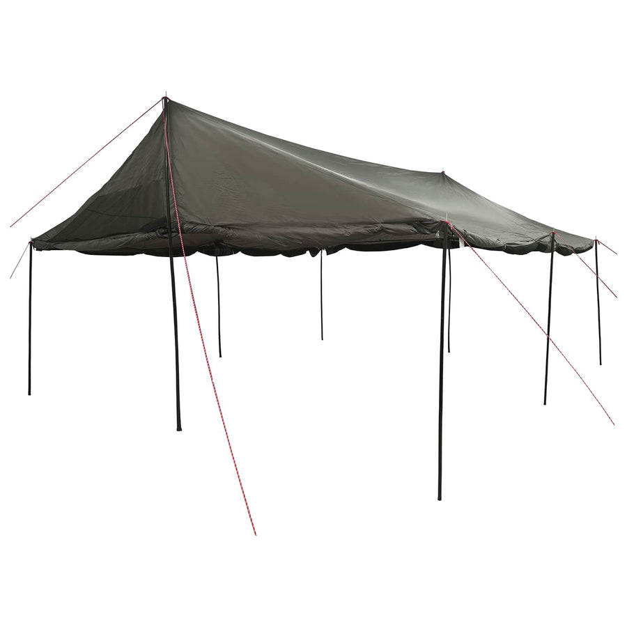 Gezinstent Bruin grijs 600 x 400 x 268 cm Polyester en staal