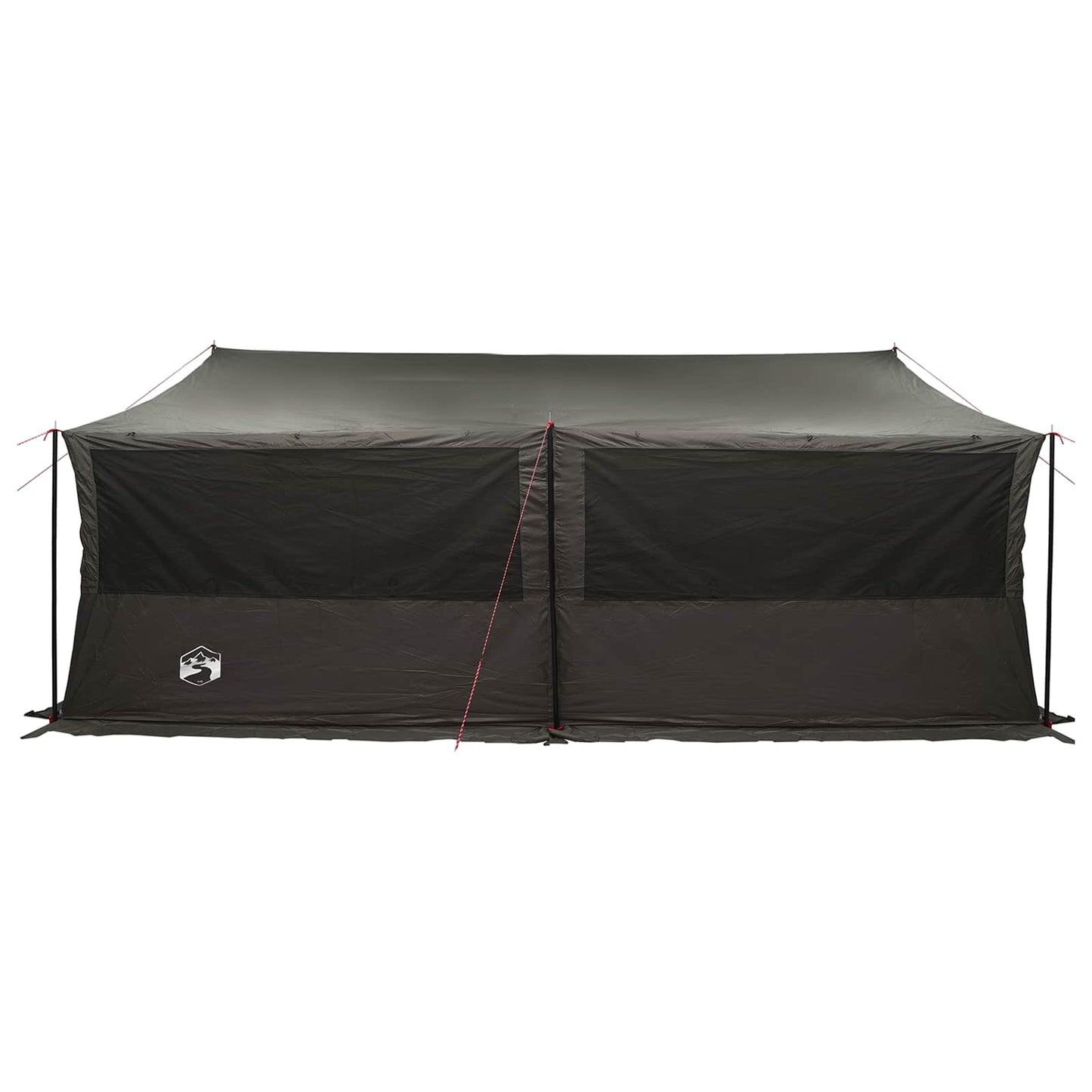 Gezinstent Bruin grijs 600 x 400 x 268 cm Polyester en staal