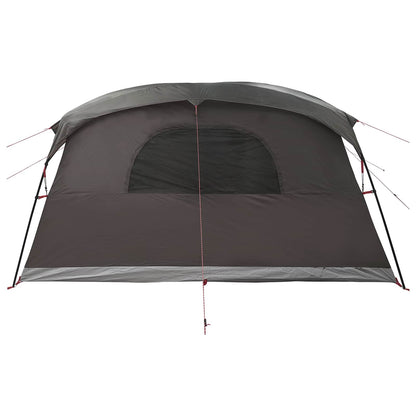Tunneltent Bruin Grijs 366 x 244 x 198 cm Polyester en staal