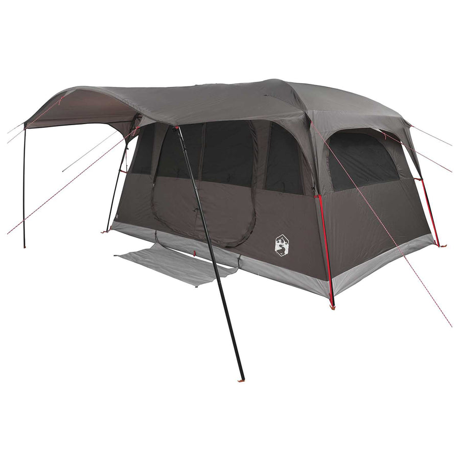 Tunneltent Bruin Grijs 427 x 305 x 205 cm Polyester en staal