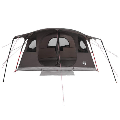 Tunneltent Bruin Grijs 427 x 305 x 205 cm Polyester en staal