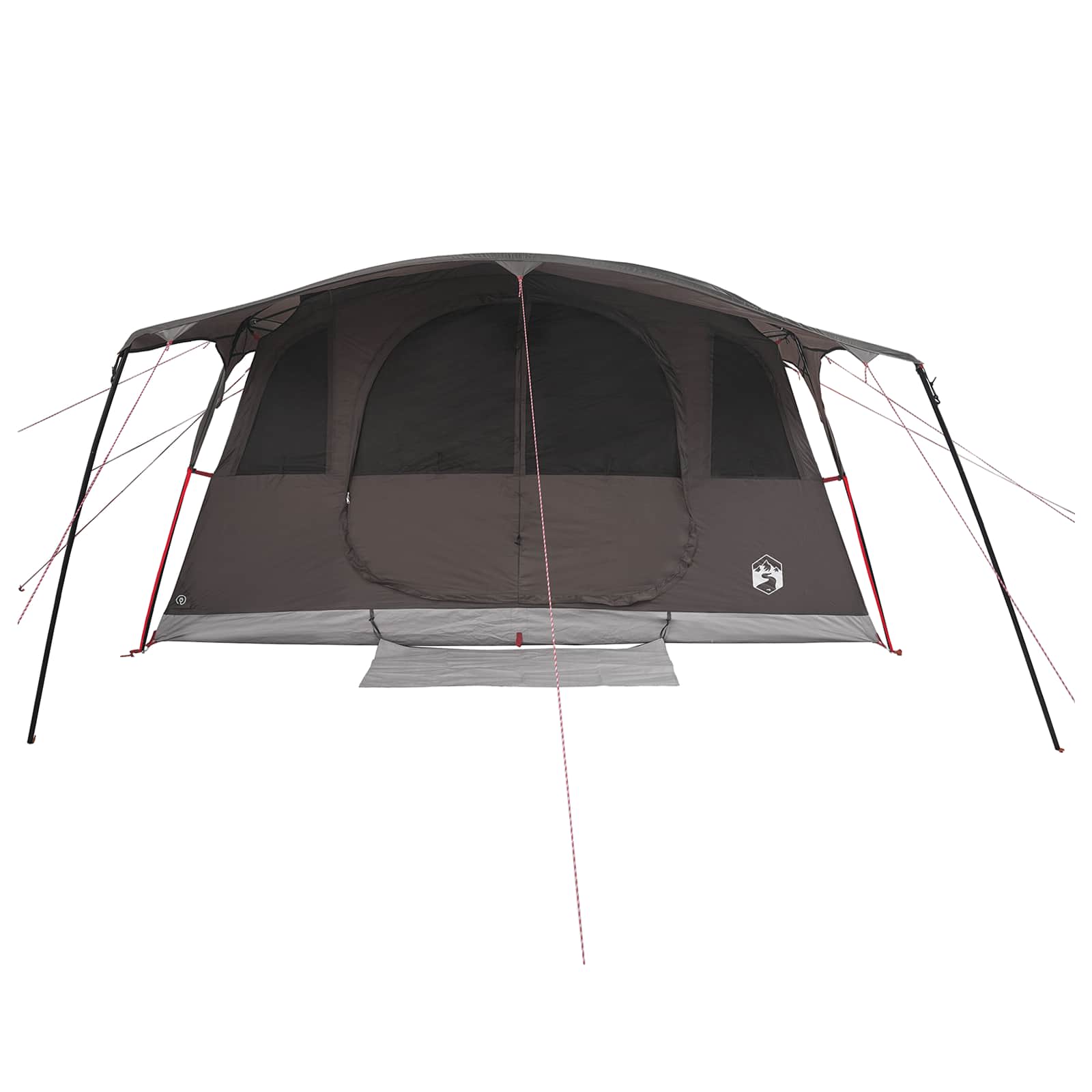 Tunneltent Bruin Grijs 427 x 305 x 205 cm Polyester en staal