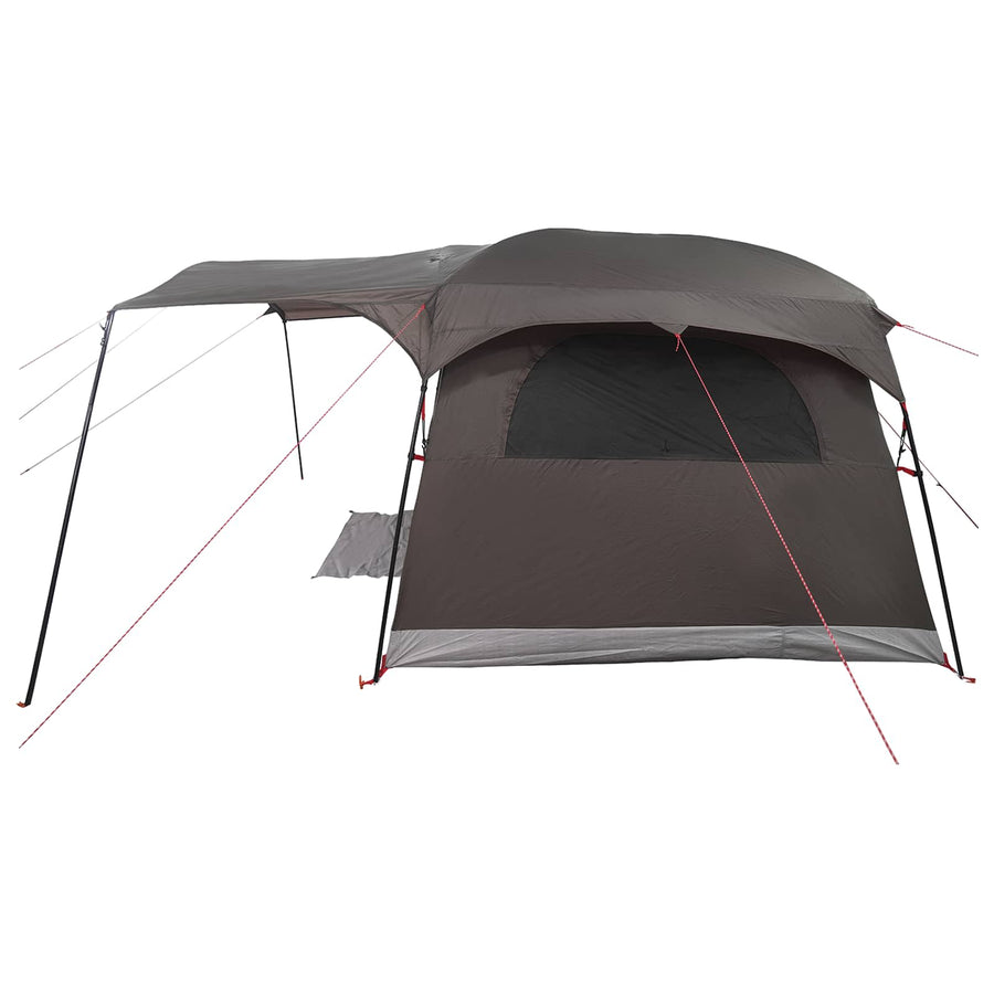 Tunneltent Bruin Grijs 427 x 305 x 205 cm Polyester en staal
