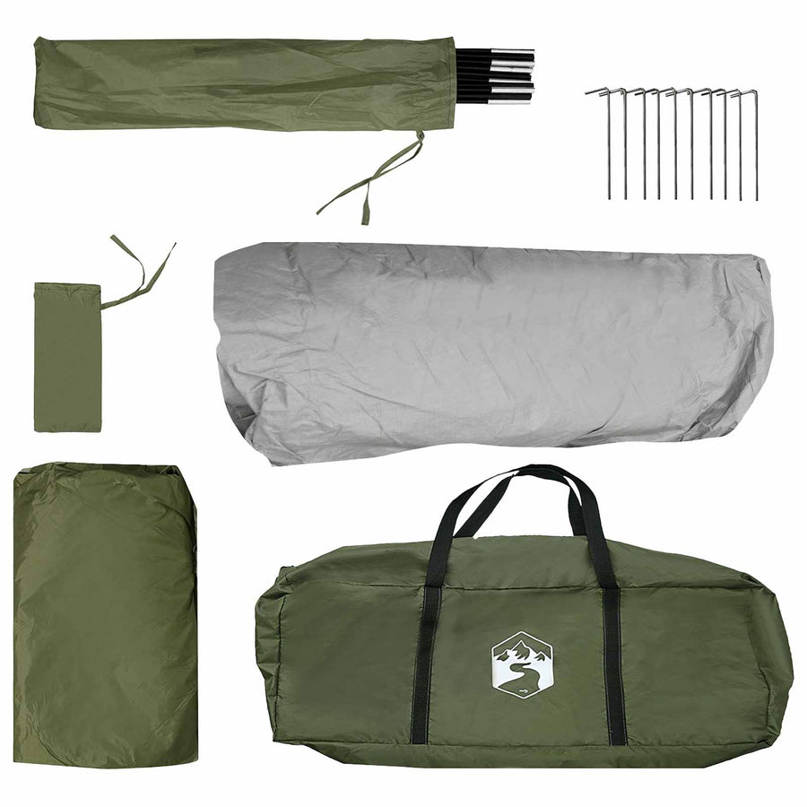 Directe Tent Olijfgroen 305 x 275 x 190 cm Polyester en staal