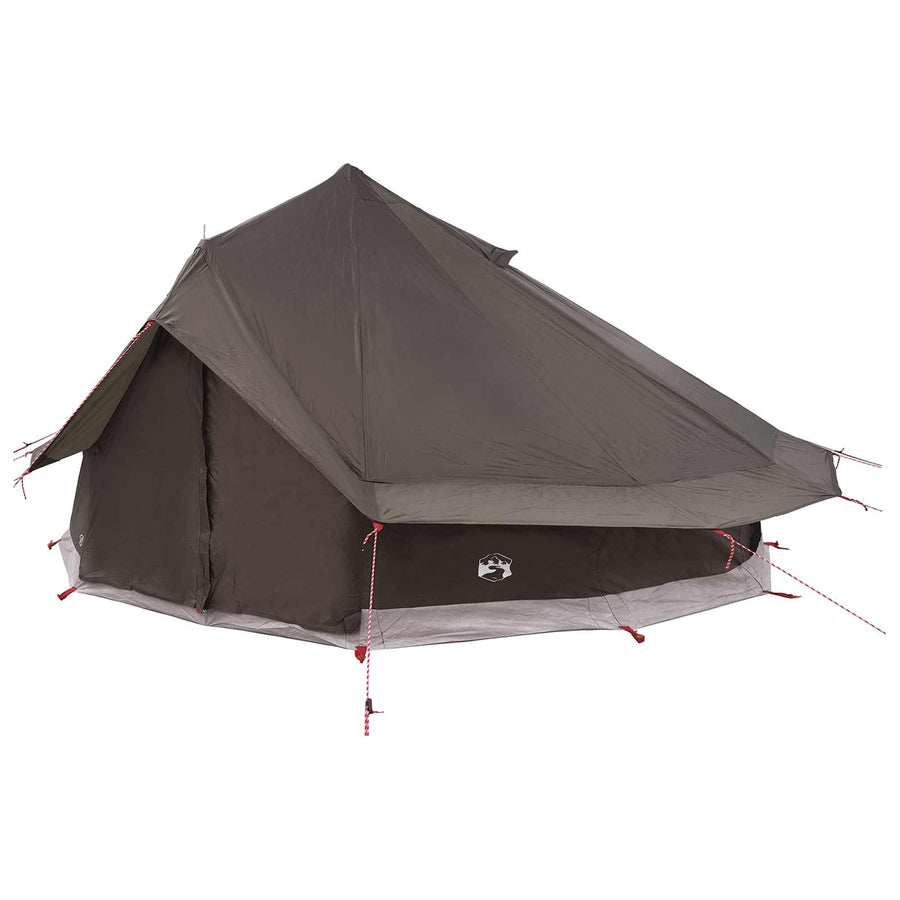Tipi Tent Bruin Grijs 700 x 700 x 395 cm Polyester en staal