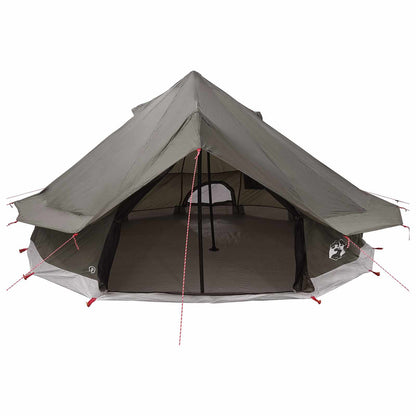 Tipi Tent Bruin Grijs 700 x 700 x 395 cm Polyester en staal