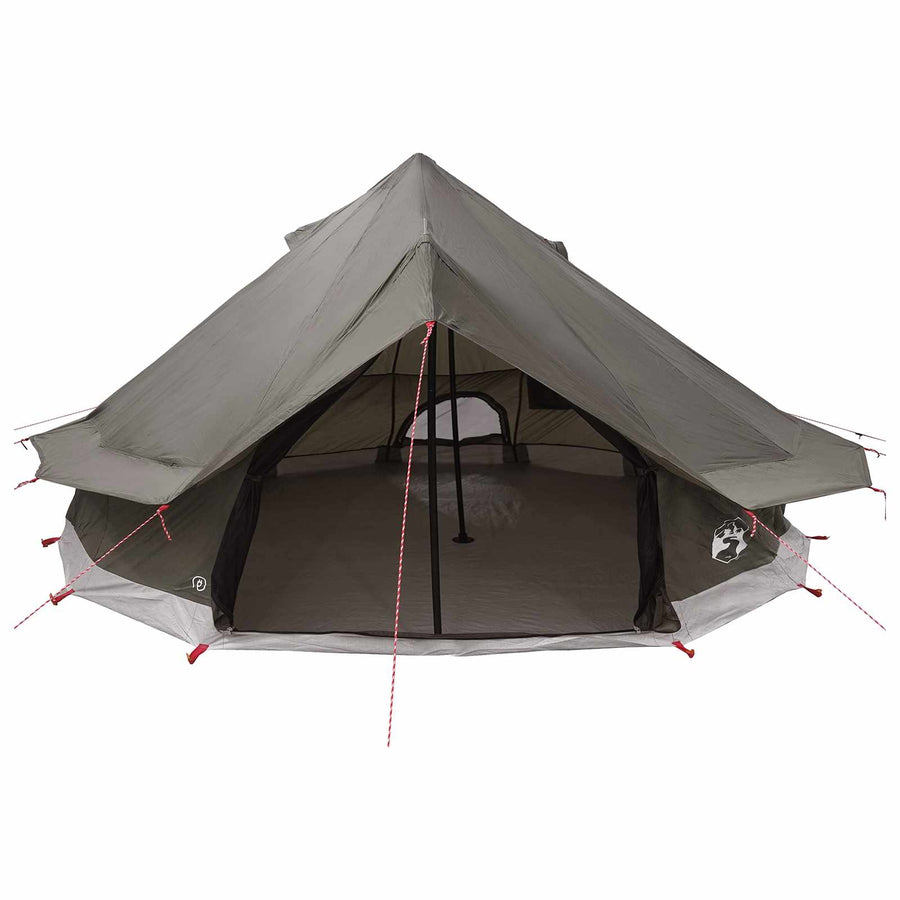 Tipi Tent Bruin Grijs 700 x 700 x 395 cm Polyester en staal