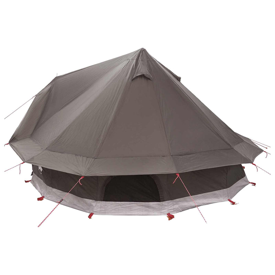 Tipi Tent Bruin Grijs 700 x 700 x 395 cm Polyester en staal