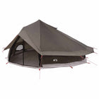 Tipi Tent 800x800x430 cm polyester staal bruin grijs