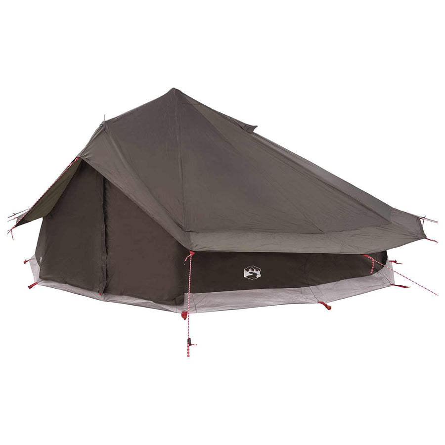 Tipi Tent Bruin Grijs 800 x 800 x 430 cm Polyester en staal