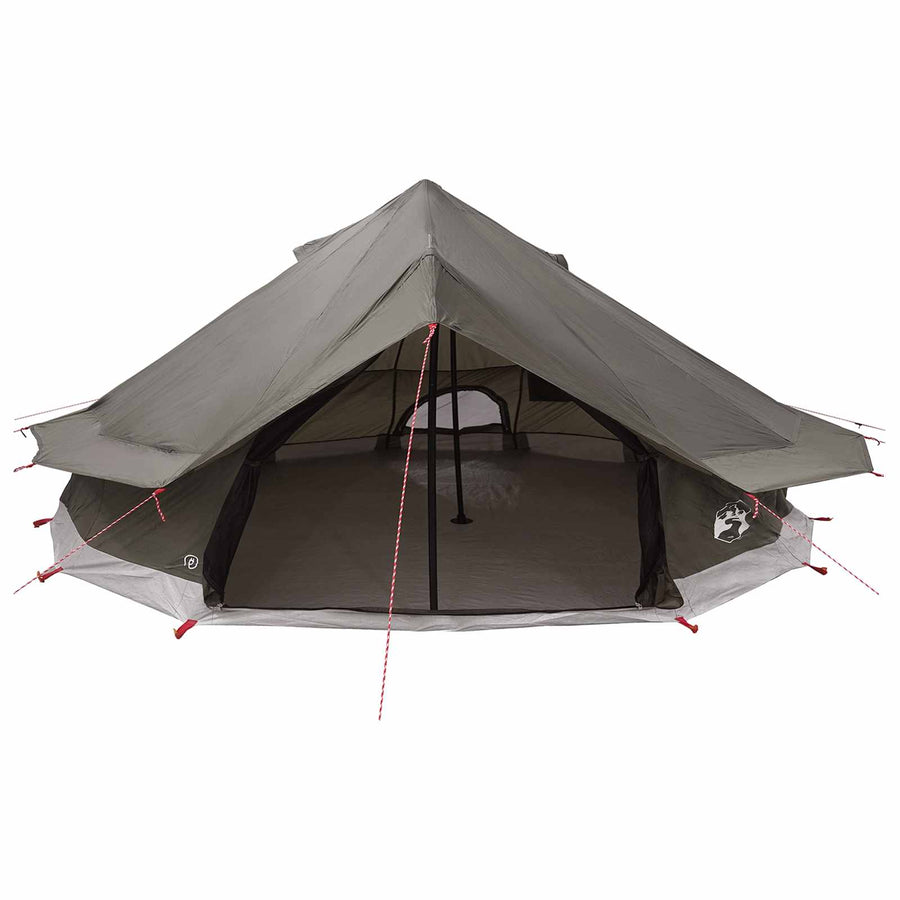 Tipi Tent Bruin Grijs 800 x 800 x 430 cm Polyester en staal