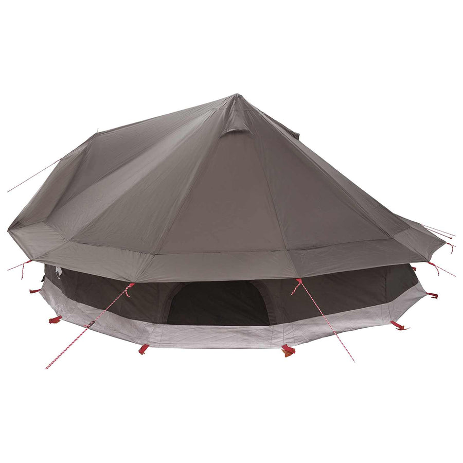 Tipi Tent Bruin Grijs 800 x 800 x 430 cm Polyester en staal