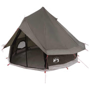 Tipi tent 250x250 cm bruin grijs polyester staal