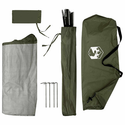 Opbergtent Olijfgroen 120 x 50 x 70 cm Polyester en staal