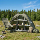 Opbergtent Olijfgroen 120 x 50 x 70 cm Polyester en staal