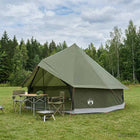 Tipi Tent Olijfgroen 300 x 300 x 200 cm Polyester en staal