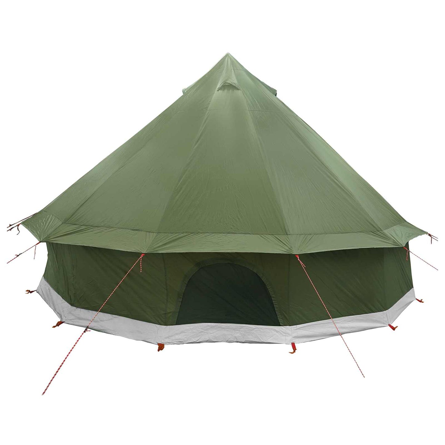 Tipi Tent Olijfgroen 300 x 300 x 200 cm Polyester en staal