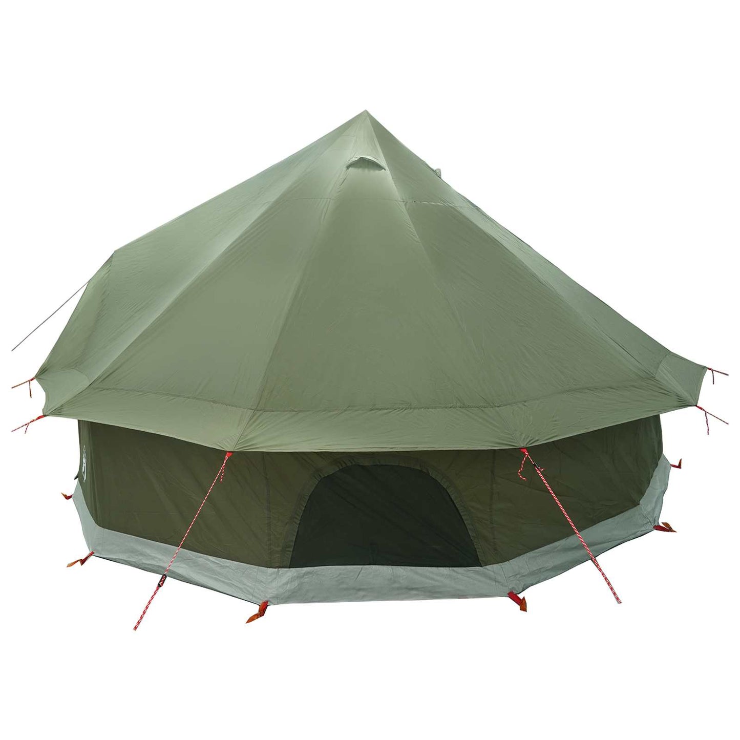 Tipi Tent Olijfgroen 300 x 300 x 200 cm Polyester en staal