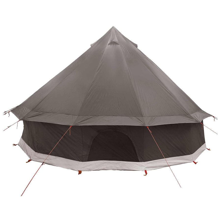 Tipi Tent Bruin Grijs 300 x 300 x 200 cm Polyester en staal