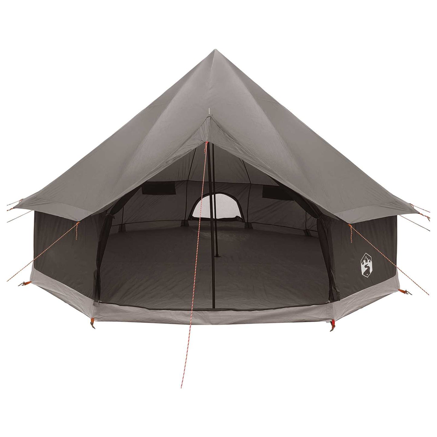 Tipi Tent Bruin Grijs 300 x 300 x 200 cm Polyester en staal
