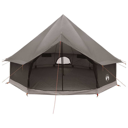 Tipi Tent Bruin Grijs 300 x 300 x 200 cm Polyester en staal