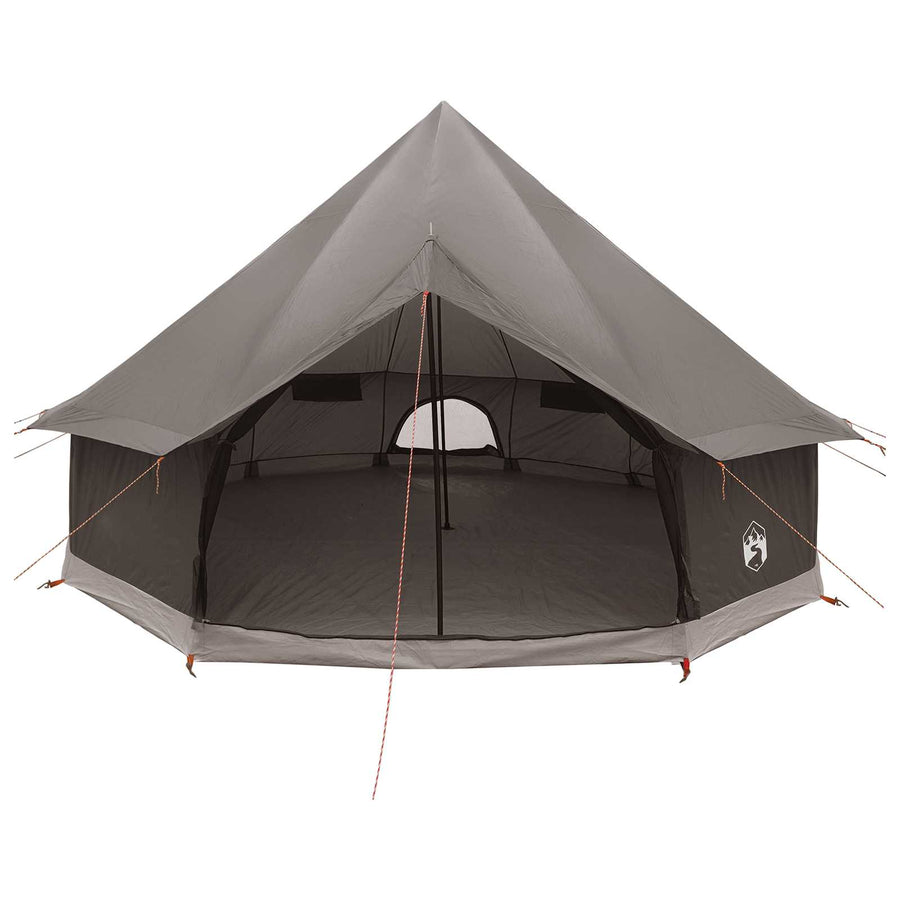 Tipi Tent Bruin Grijs 300 x 300 x 200 cm Polyester en staal