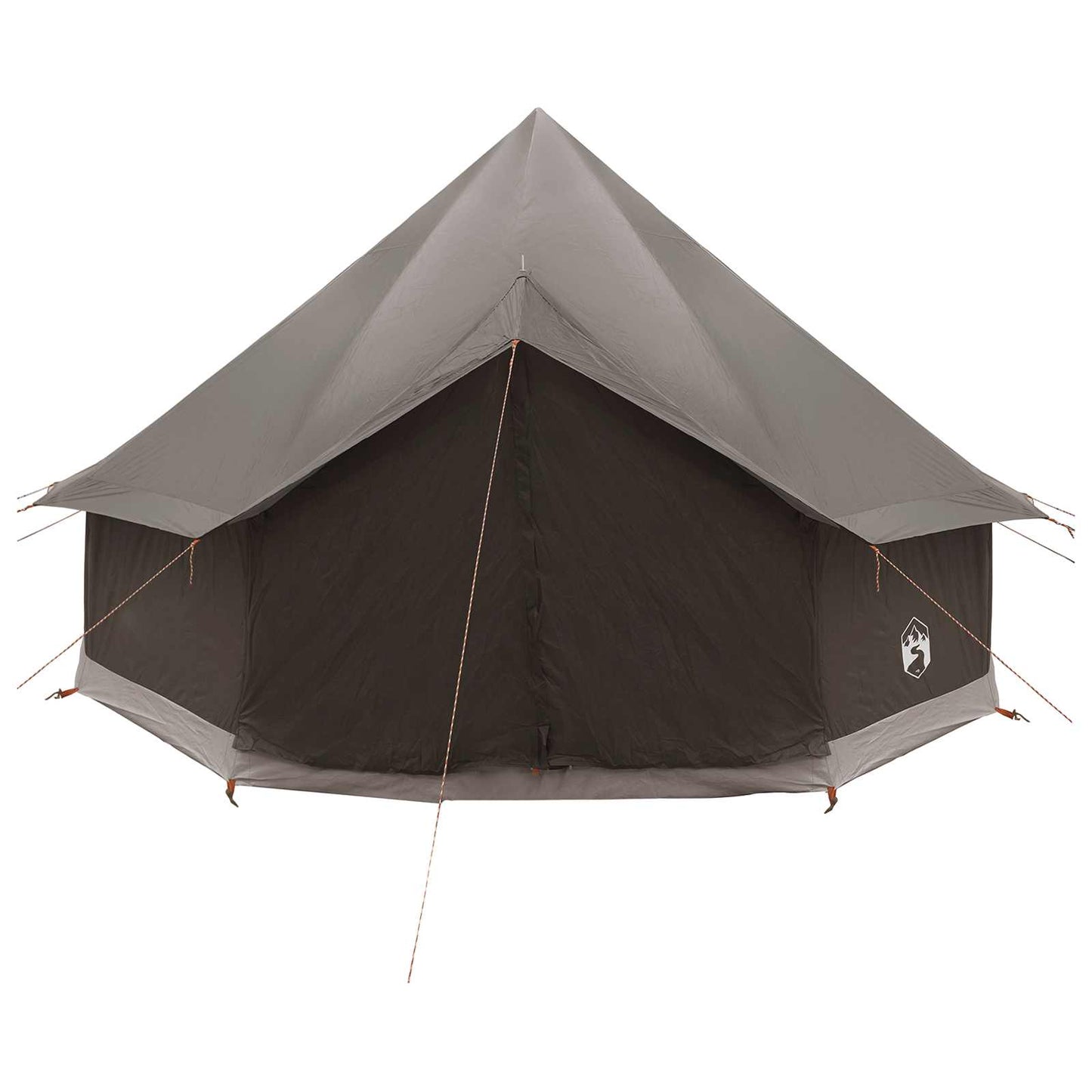 Tipi Tent Bruin Grijs 300 x 300 x 200 cm Polyester en staal