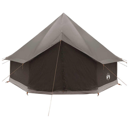 Tipi Tent Bruin Grijs 300 x 300 x 200 cm Polyester en staal
