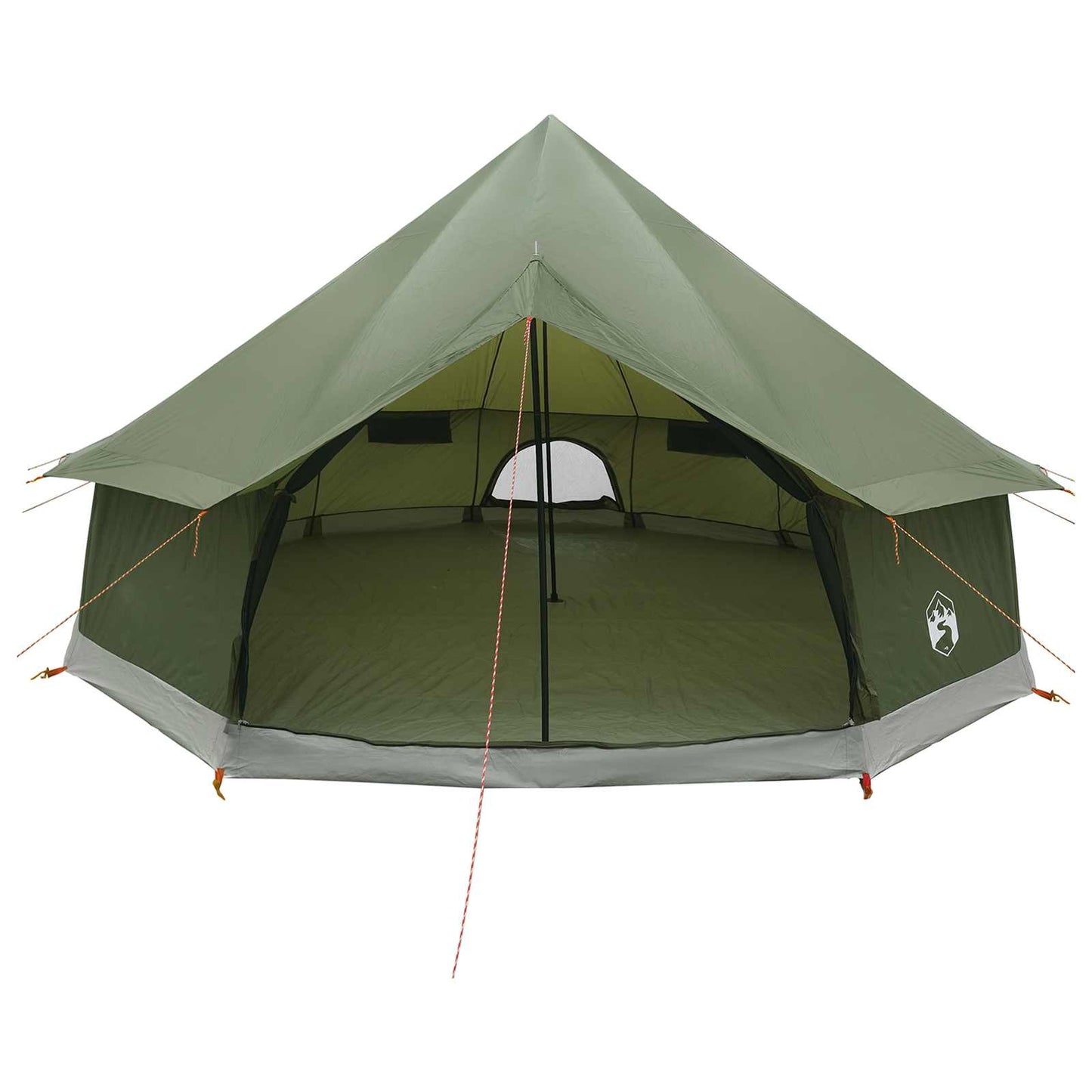 Tipi Tent Olijfgroen 400 x 400 x 250 cm Polyester en staal
