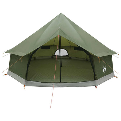 Tipi Tent Olijfgroen 400 x 400 x 250 cm Polyester en staal