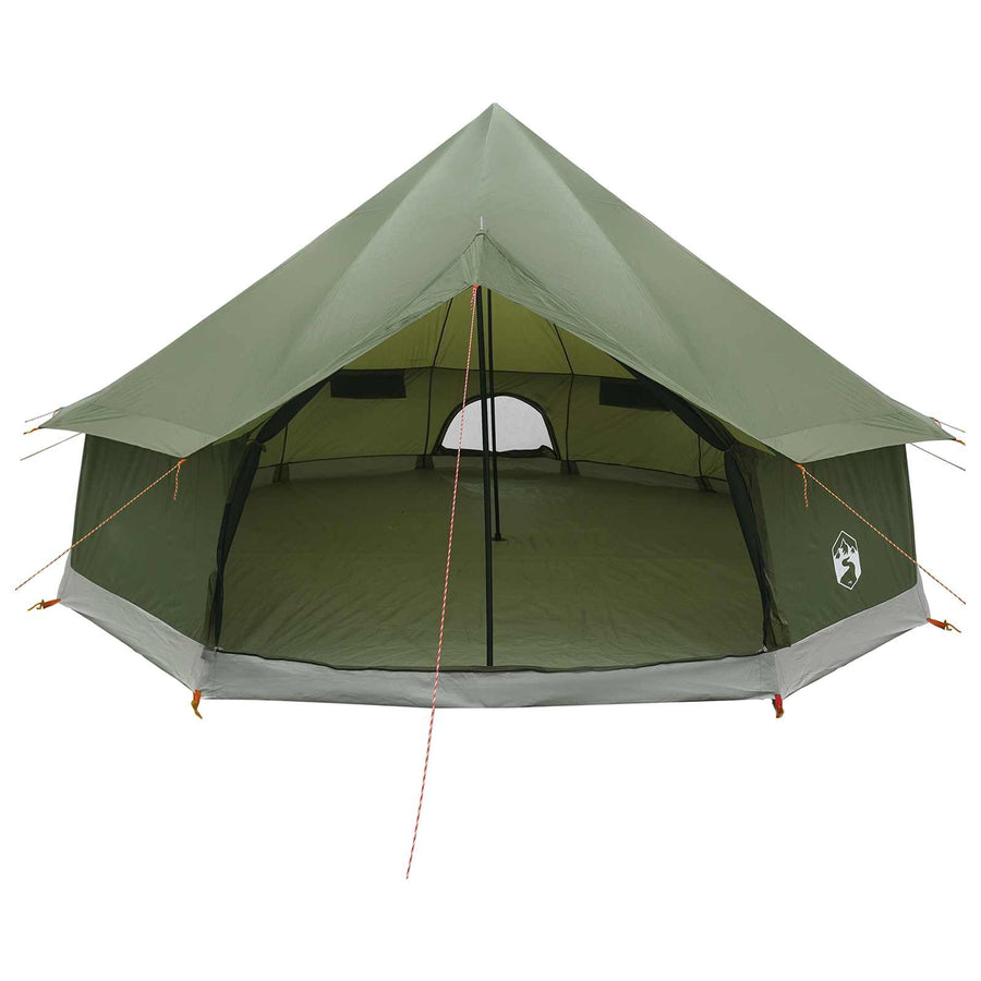 Tipi Tent Olijfgroen 400 x 400 x 250 cm Polyester en staal