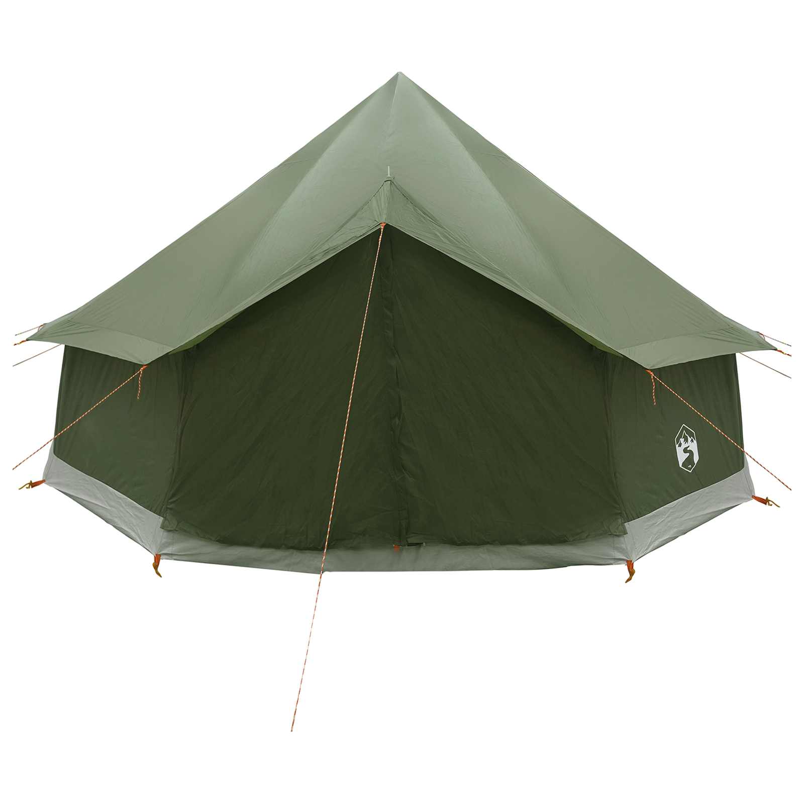 Tipi Tent Olijfgroen 400 x 400 x 250 cm Polyester en staal