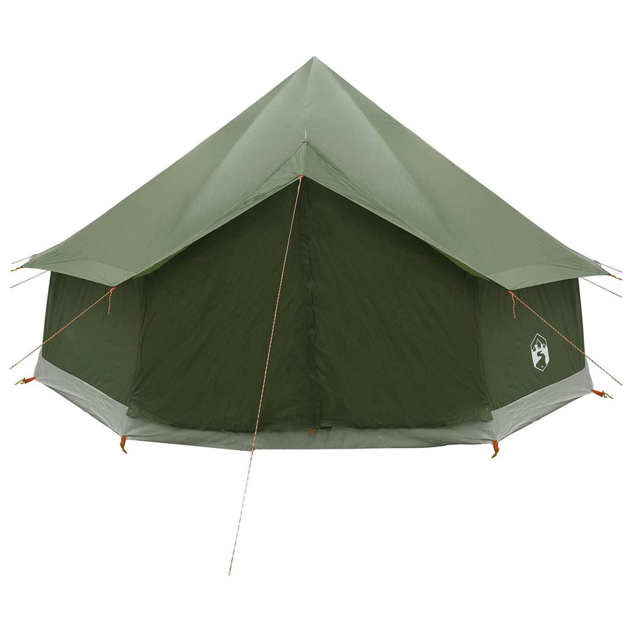 Tipi Tent Olijfgroen 400 x 400 x 250 cm Polyester en staal