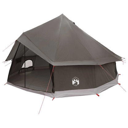 Tipi Tent Bruin Grijs 400 x 400 x 250 cm Polyester en staal