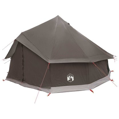 Tipi Tent Bruin Grijs 400 x 400 x 250 cm Polyester en staal