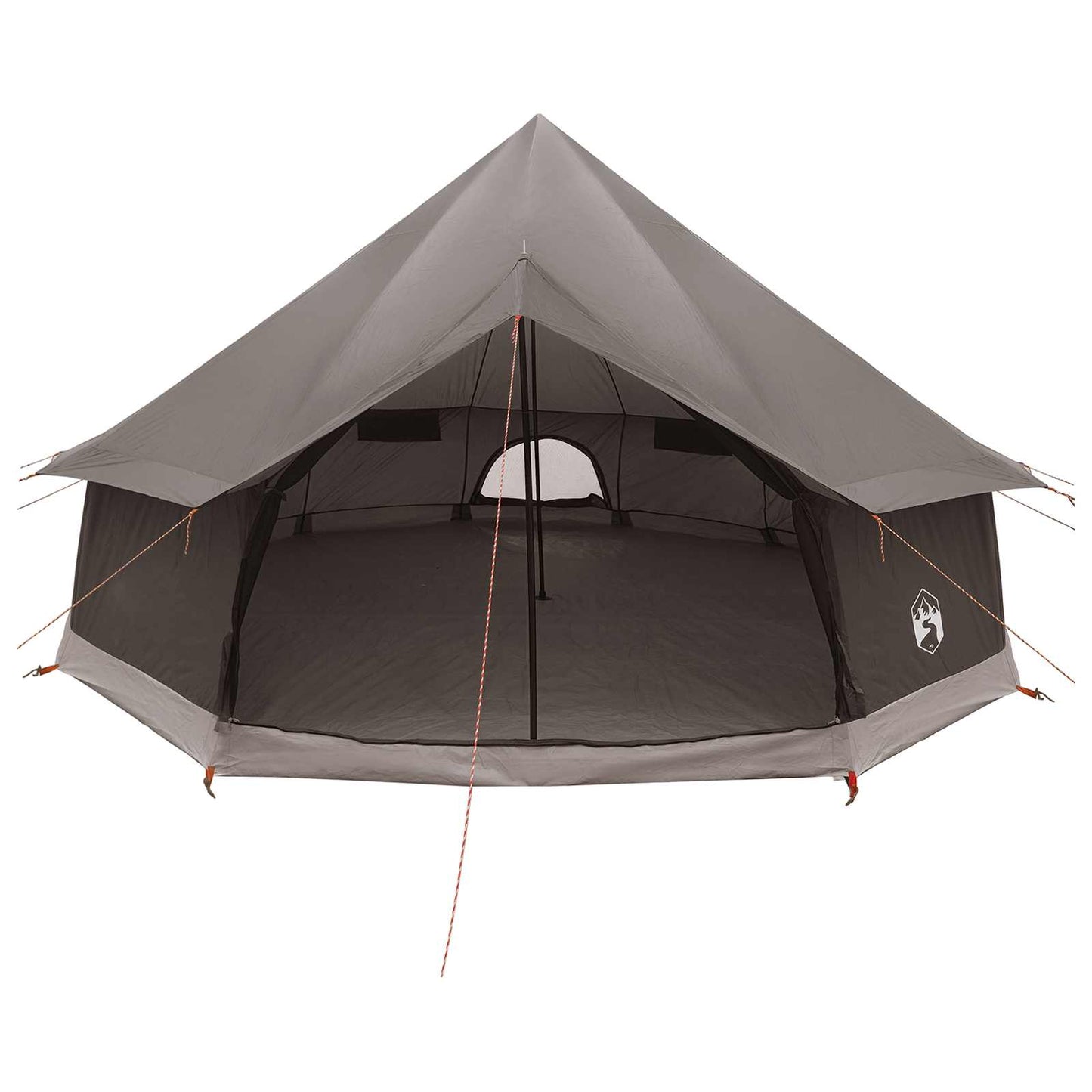 Tipi Tent Bruin Grijs 400 x 400 x 250 cm Polyester en staal