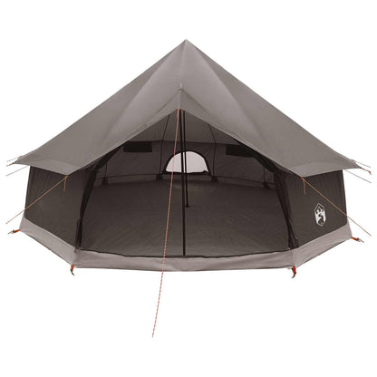 Tipi Tent Bruin Grijs 400 x 400 x 250 cm Polyester en staal