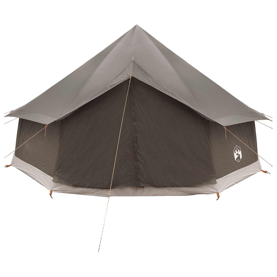 Tipi Tent Bruin Grijs 400 x 400 x 250 cm Polyester en staal