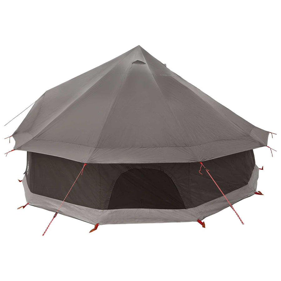 Tipi Tent Bruin Grijs 400 x 400 x 250 cm Polyester en staal