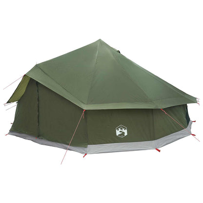 Tipi Tent Olijfgroen 600 x 600 x 350 cm Polyester en staal