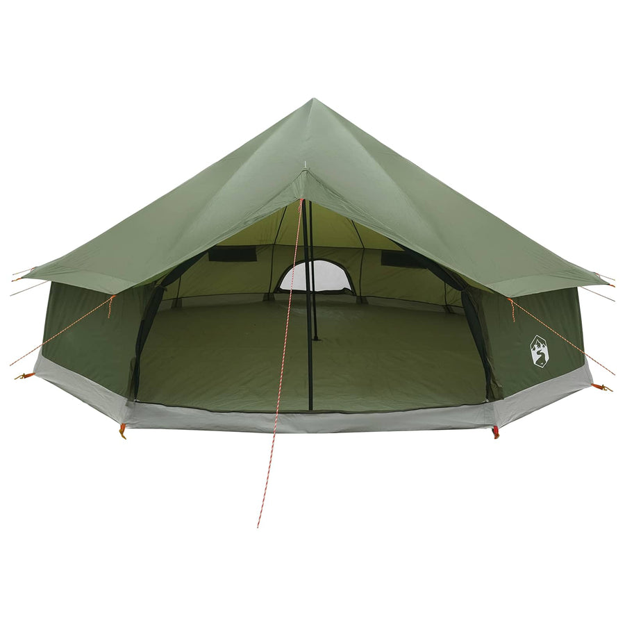 Tipi Tent Olijfgroen 600 x 600 x 350 cm Polyester en staal