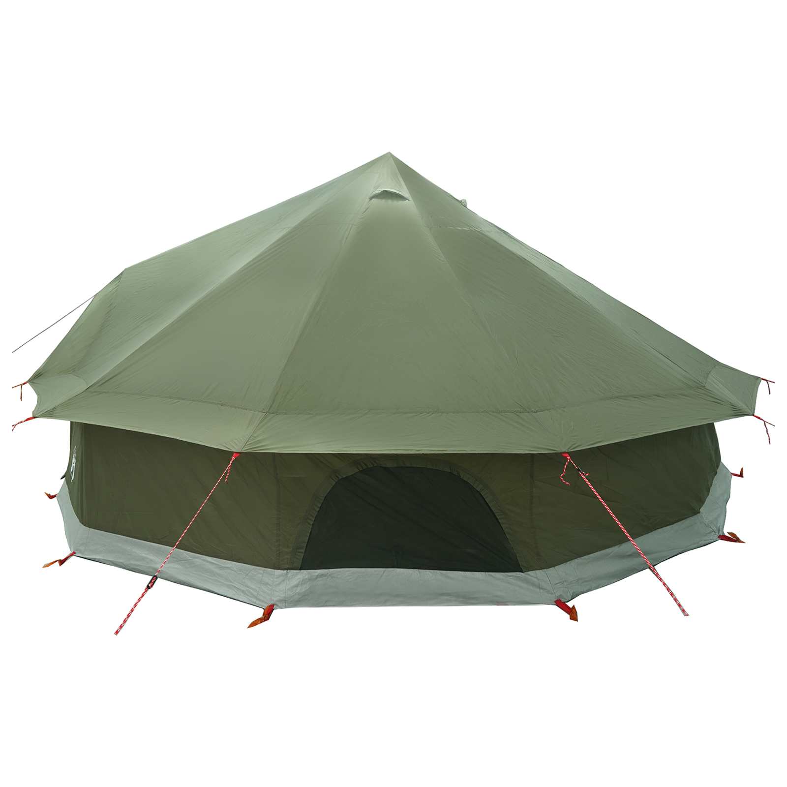 Tipi Tent Olijfgroen 600 x 600 x 350 cm Polyester en staal