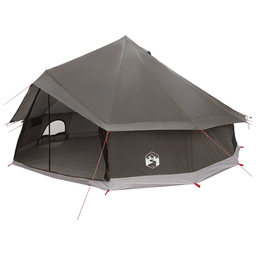 Tipi Tent Bruin Grijs 600 x 600 x 350 cm Polyester en staal