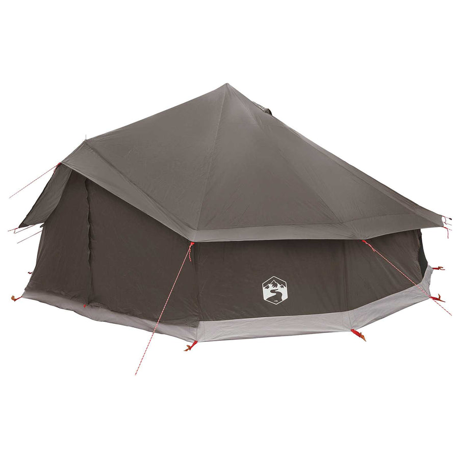 Tipi Tent Bruin Grijs 600 x 600 x 350 cm Polyester en staal
