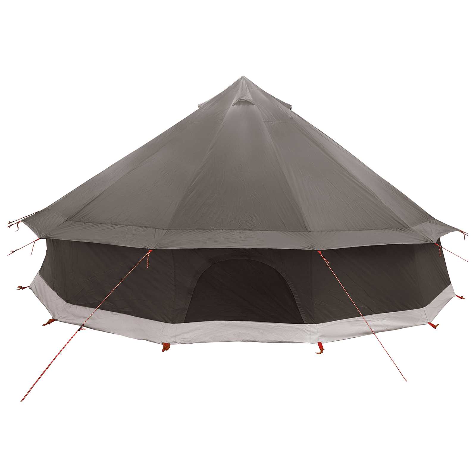 Tipi Tent Bruin Grijs 600 x 600 x 350 cm Polyester en staal