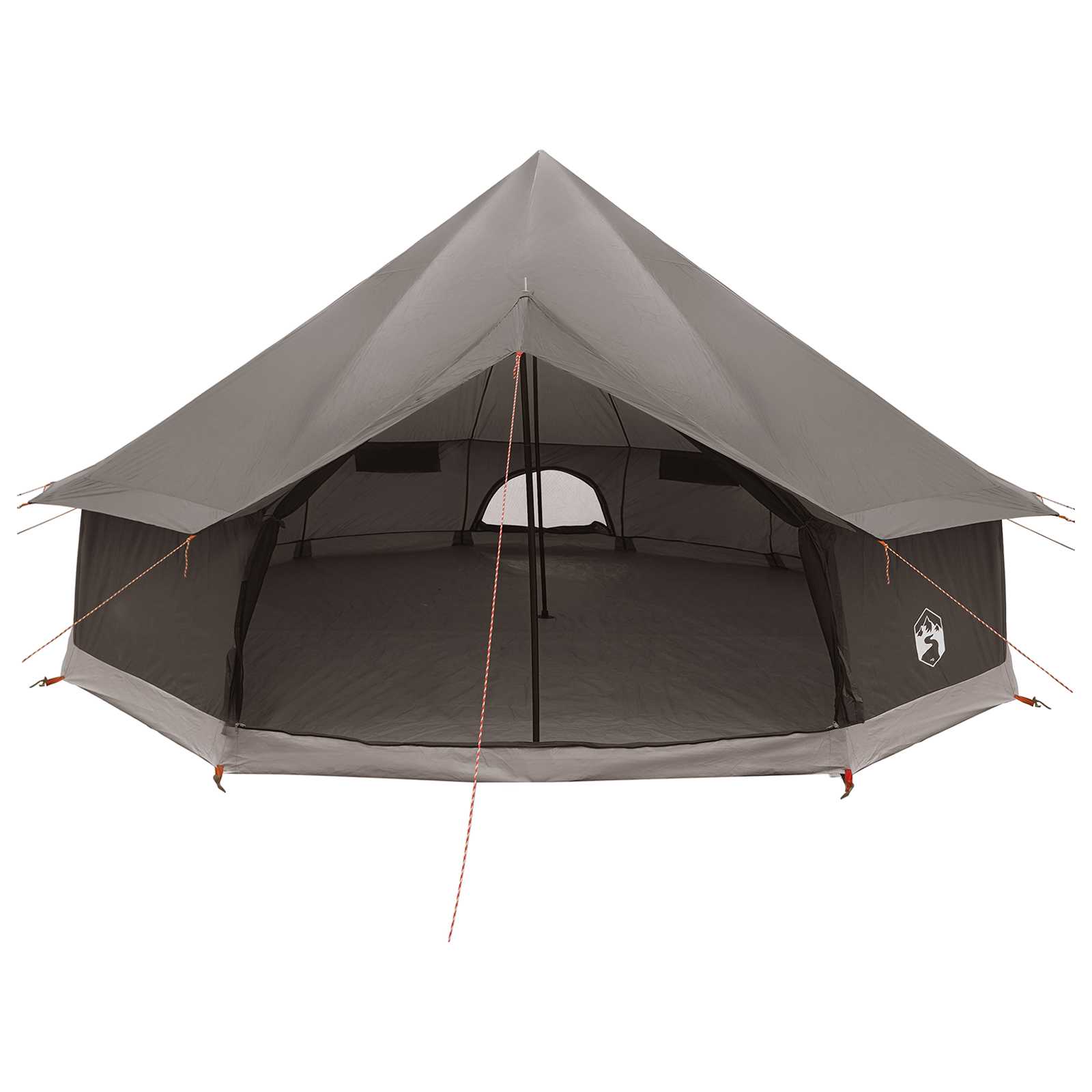 Tipi Tent Bruin Grijs 600 x 600 x 350 cm Polyester en staal