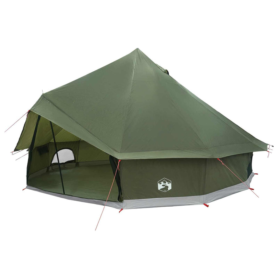 Tipi Tent Olijfgroen 500 x 500 x 300 cm Polyester en staal