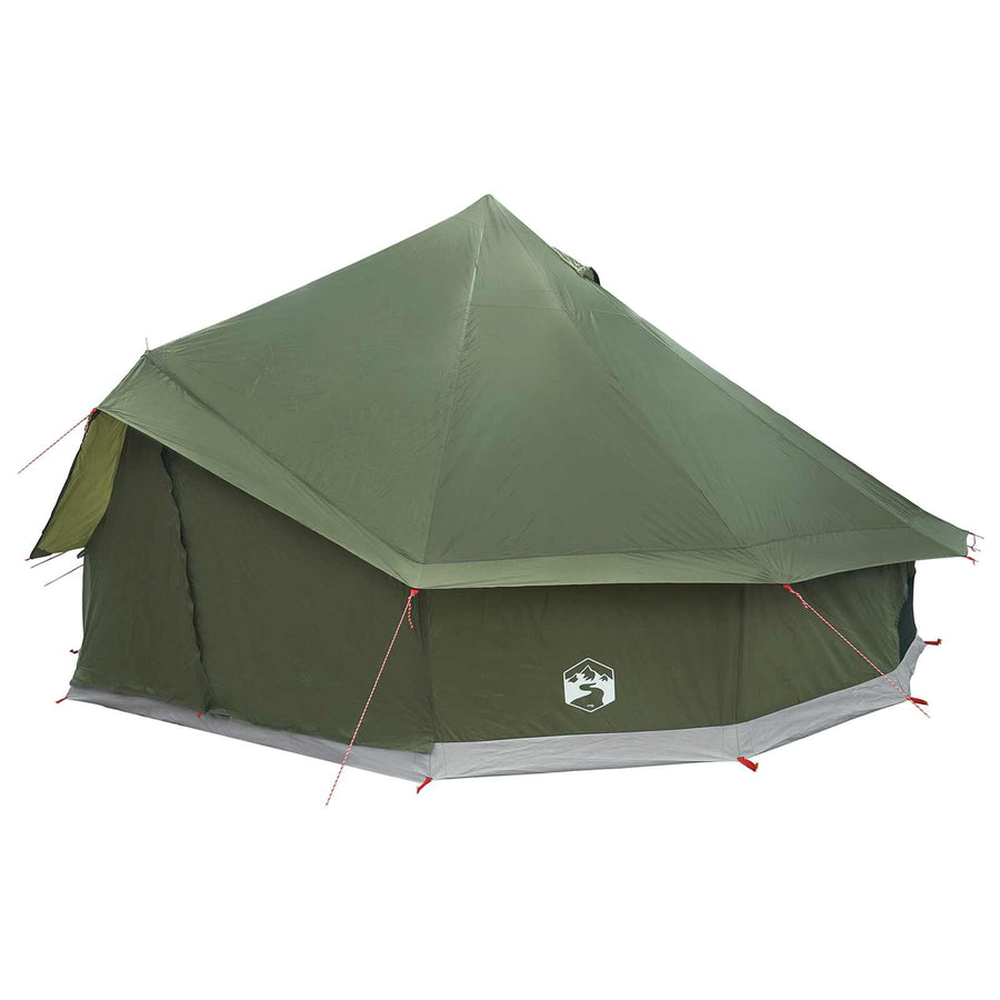 Tipi Tent Olijfgroen 500 x 500 x 300 cm Polyester en staal