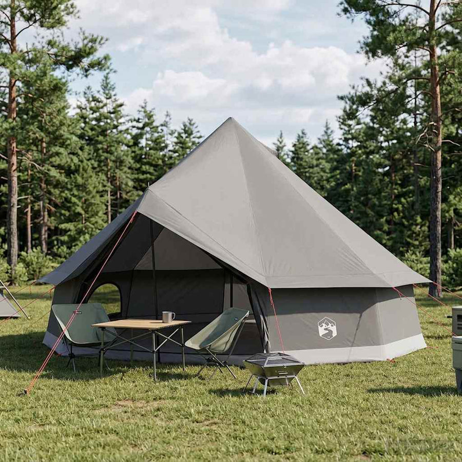 Tipi Tent Bruin Grijs 500 x 500 x 300 cm Polyester en staal